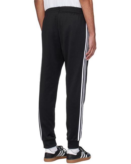 Adidas Originals Blue 3-Stripe Sweatpants for men