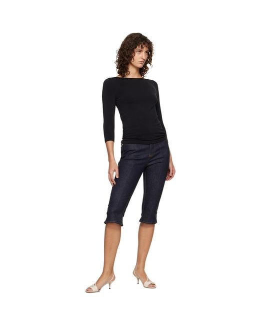 Wolford Black Cordoba Long Sleeve T-Shirt