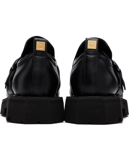 Balmain Black Anthem Loafers for men