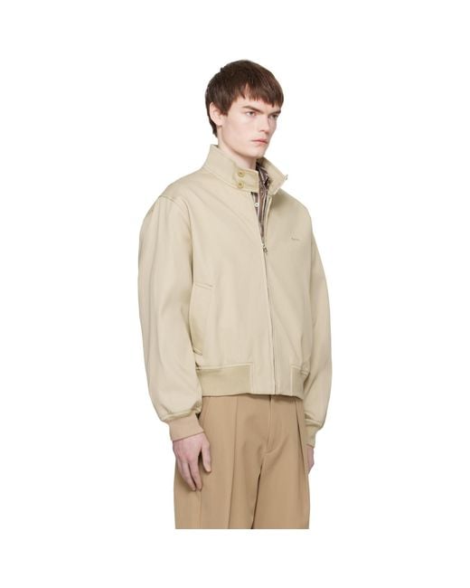 A.P.C. Natural Zipped Jacket for men