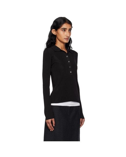 A.P.C. Black Mila Polo