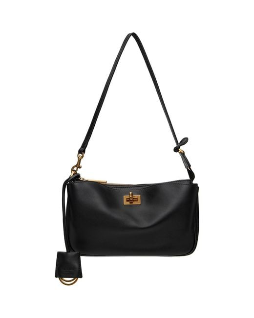 Balenciaga Black Rodeo Sling Pochette Bag
