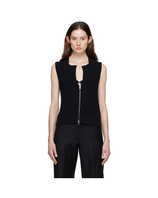 AYA MUSE Black Mason Tank Top