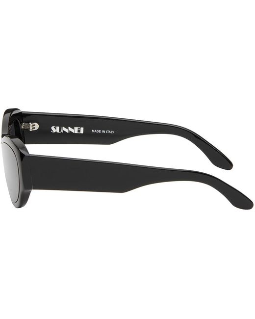 Sunnei Black Prototipo 5 Sunglasses for men