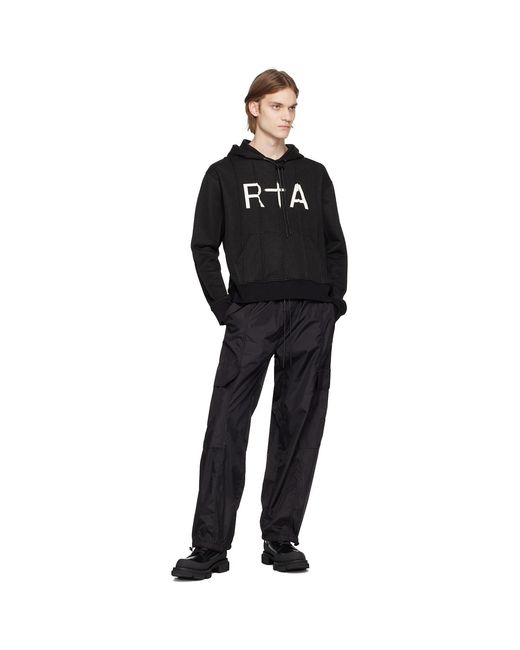 RTA Black Orion Cargo Pants for men