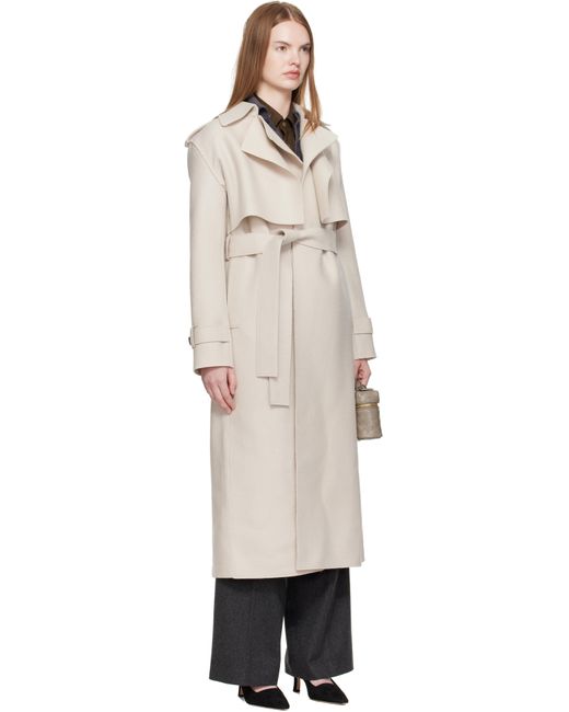 Harris Wharf London Natural Open Coat