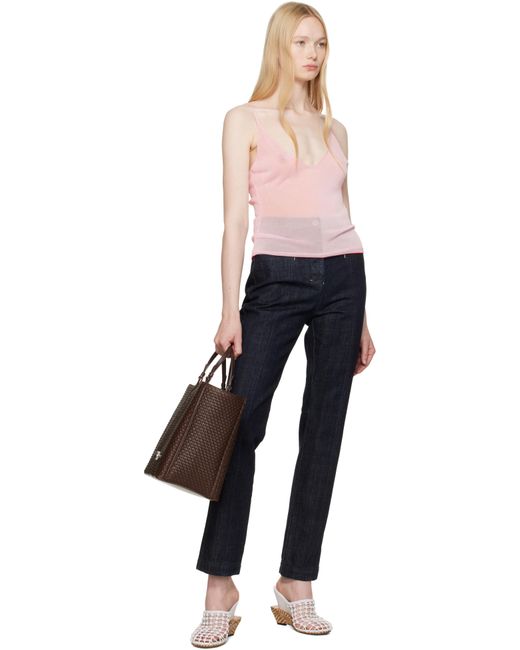 Jacquemus ネイビー La Croisière 'Le De-Nimes Norma' ジーンズ Black