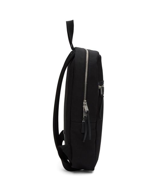 saint laurent black city laptop backpack