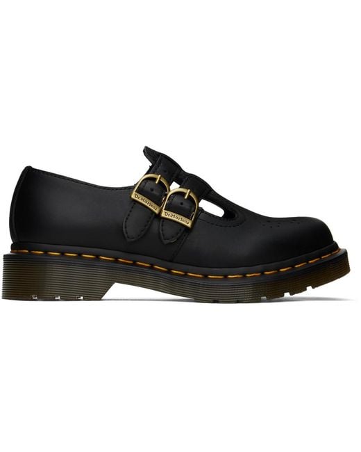 Dr. Martens Black Vegan 8065 Felix Mary Jane Oxfords