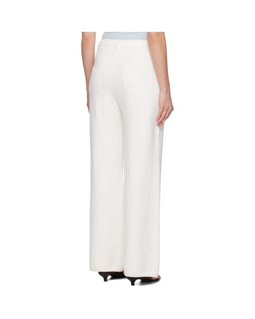 AYA MUSE White Trix Trousers