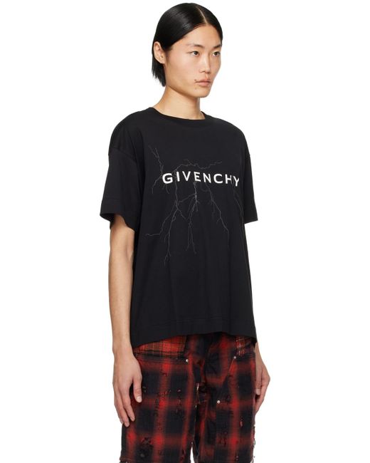 Givenchy Black Boxy T-shirt for men