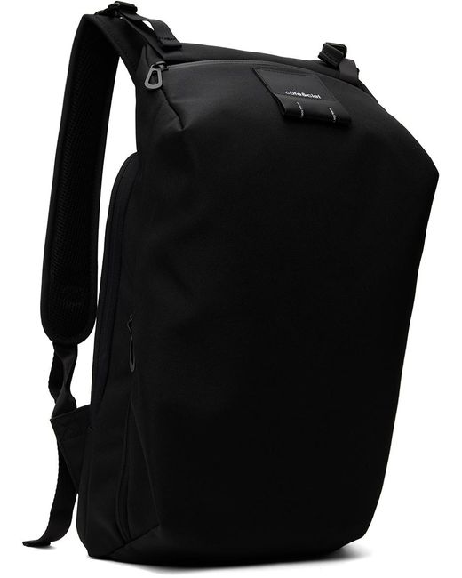 Côte&Ciel Black Saru Ecoyarn Backpack for men