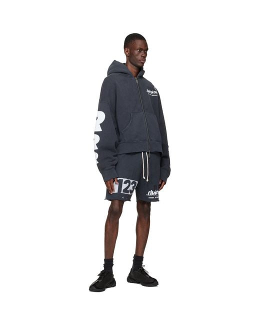 RIVINGTON roi Rebis Blue Membership Uso Shorts for men
