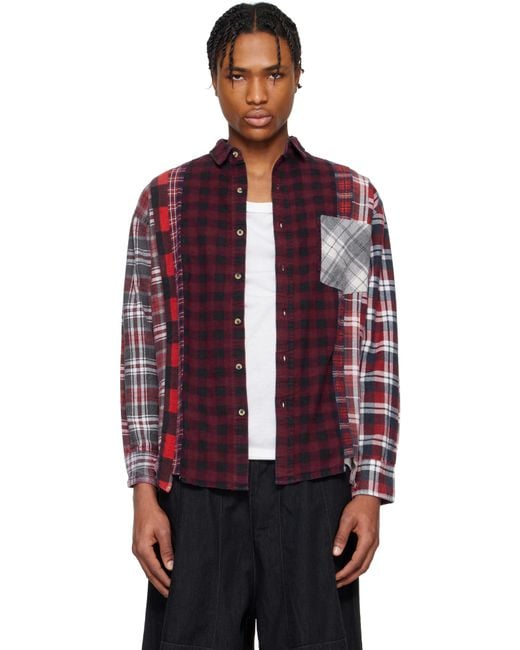 Needles Red 7 Cuts Shirt for men
