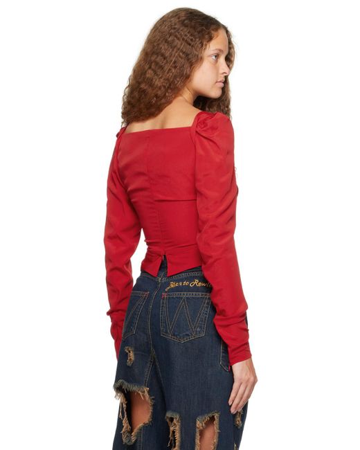 Vivienne Westwood Red Sunday Blouse