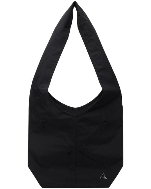 Roa Black Zip Bag for men