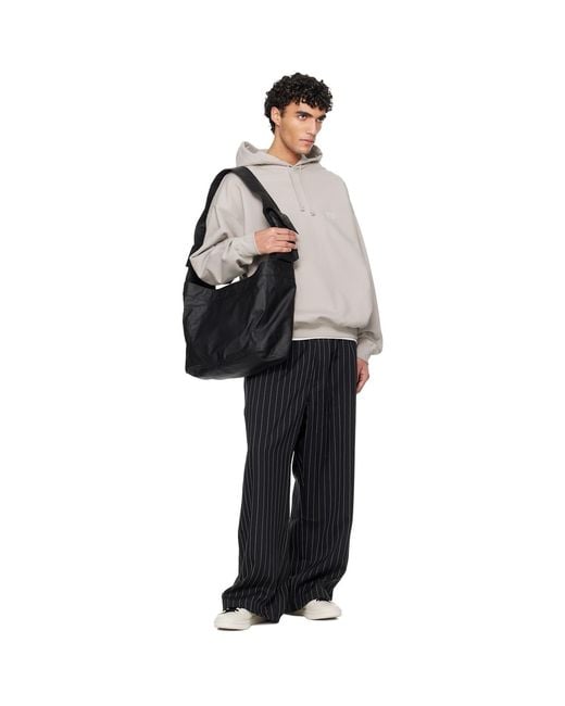 Y-3 Black L Newspaper Bag for men
