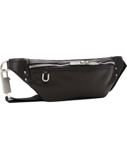 Rick Owens Black Tower Geo Belt Bag