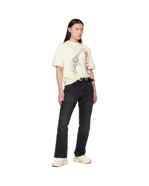 Represent Black Off- Storm Runner Sneakers for men