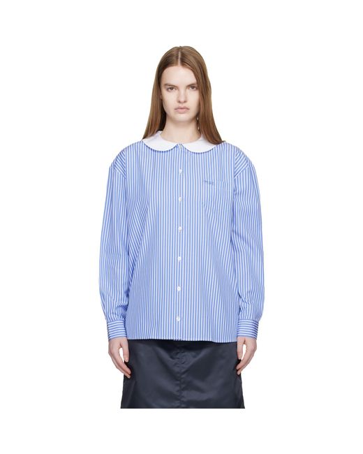 Sandy Liang Blue Contessa Shirt