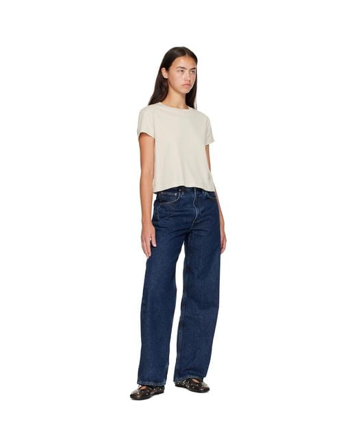 Agolde Blue Low Curve Jeans