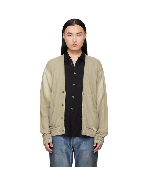 Our Legacy Black Parallel Cardigan for men