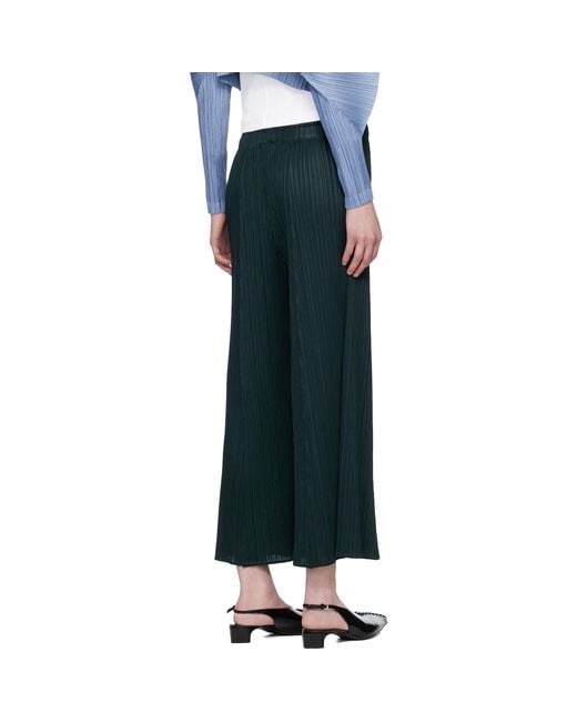 Pleats Please Issey Miyake Black Monthly Colors November Trousers