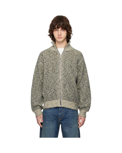 Jil Sander Multicolor Knit Track Jacket for men