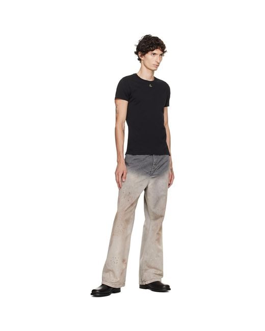 Vivienne Westwood Black Orb Peru T-Shirt for men