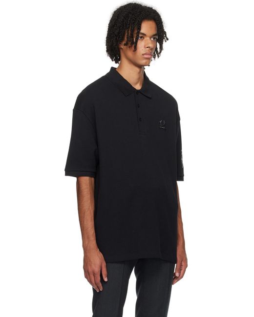 Raf Simons Black Fred Perry Edition Polo for men