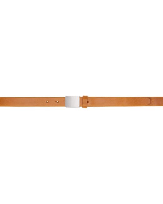 Our Legacy Black Tan Speed Belt for men