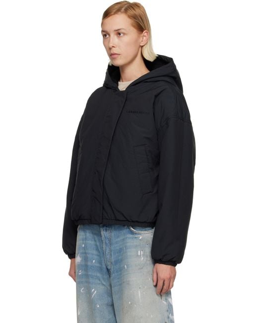 Canada Goose Black Alberni Fleece Reversible Jacket
