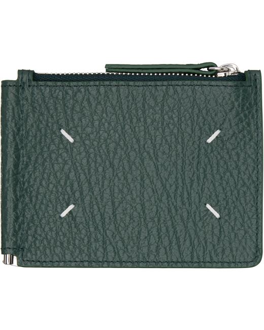 Maison Margiela マネークリップグリーン Maison Margiela メンズ グリーン マネークリップ ウォレット【公式通販】