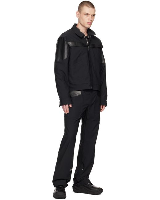 Kiko Kostadinov Black Mcnamara Trousers for Men | Lyst