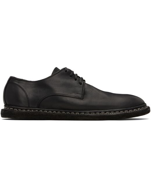 Guidi Black 9920 Oxfords for men