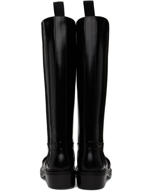 Bottega Veneta Black Fireman Boots for men