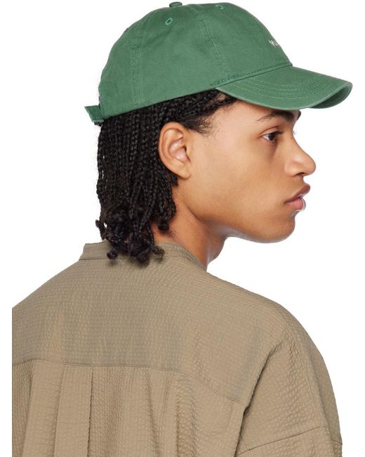 WOOD WOOD Green Low Profile Cap for men
