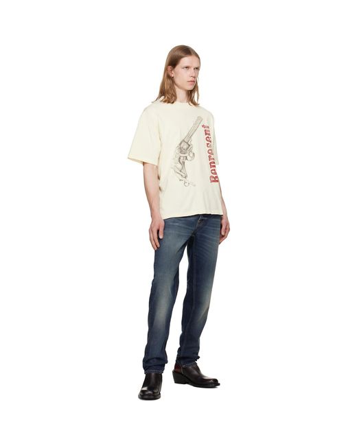 Nudie Jeans Blue Solid Ollie Jeans for men