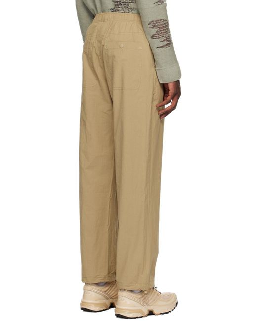 Satta Natural Taupe Shell Trousers for men