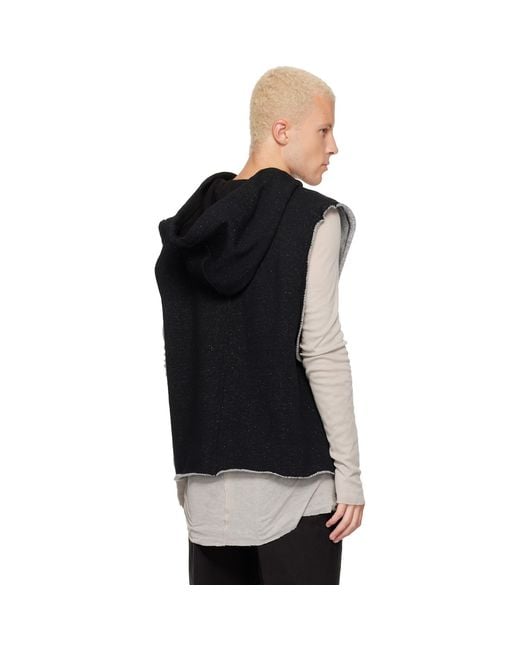 Rick Owens Black Tower Rl Hoodie for men
