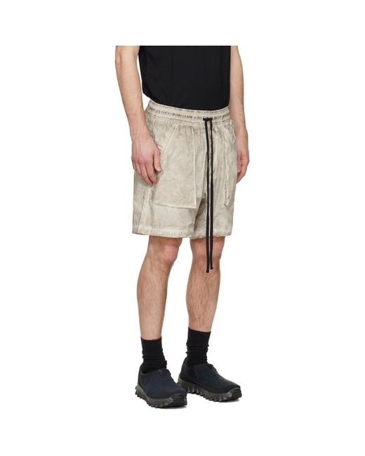Thom Krom Black P 37 Shorts for men