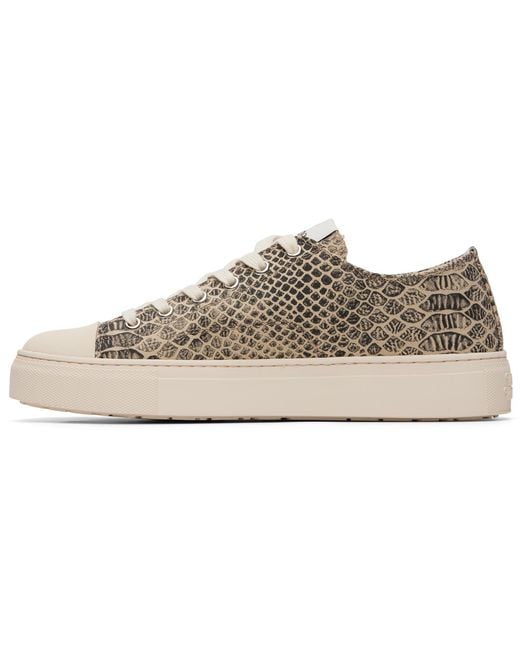 Vivienne Westwood Natural Low Top Plimsoll Sneakers for men