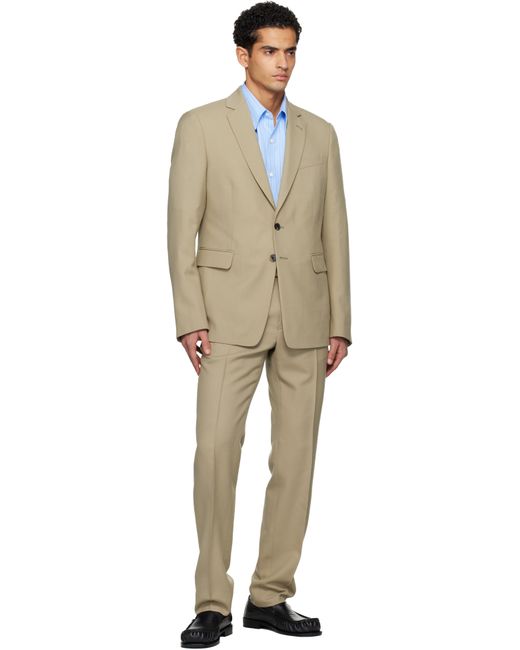 Dries Van Noten Black Single-Breasted Suit for men