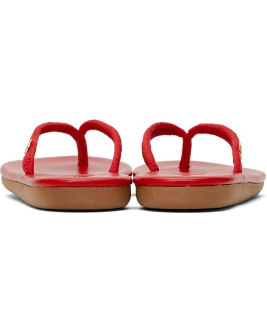 Ancient Greek Sandals Black Saionara Rope Flip-Flops