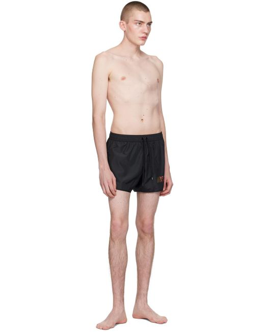 Moschino Blue Three-pocket Swim Shorts for men