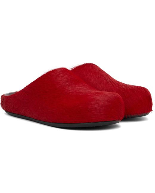 Marni レッド Fussbett サボ Red