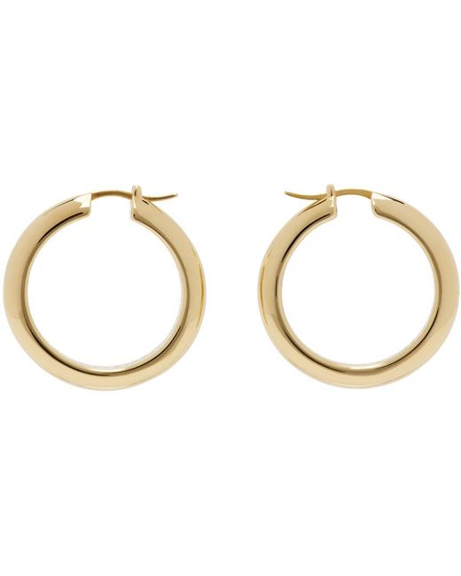 Vivienne Westwood Black Gold Jocelyn Earrings for men
