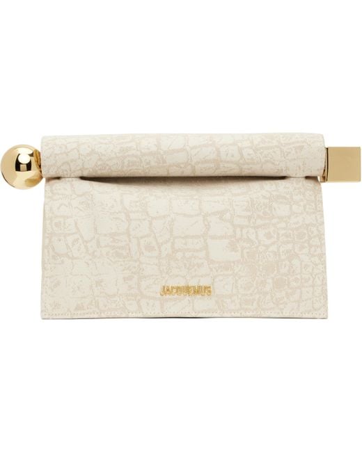 Jacquemus Black La Croisière 'The Rond Carré' Clutch