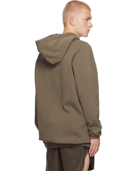 【関税込み】Rick Owens グレー Porterville Orb Studs フーディ Gray Porterville Orb Studs Hoodie by Rick Owens on Sale