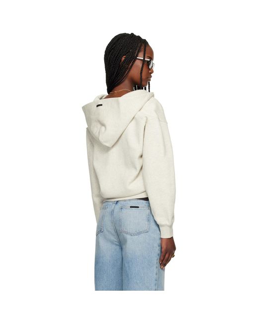 Fear Of God Black Signature Classic Half Zip Hoodie